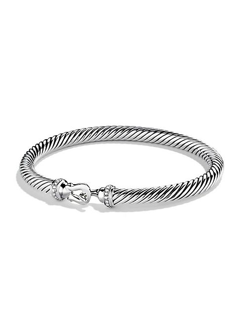 David Yurman - Cable Buckle Bracelet with Diamonds