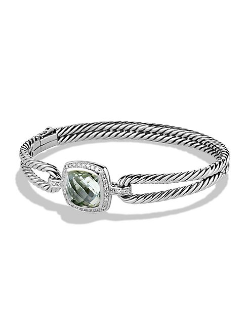 David Yurman - Albion Bracelet with Faceted Prasiolite