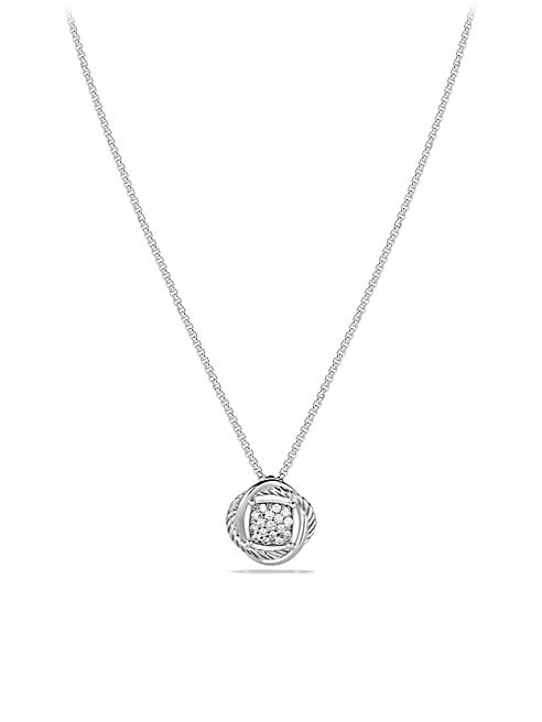 David Yurman - Infinity Pendant with Diamonds on Chain