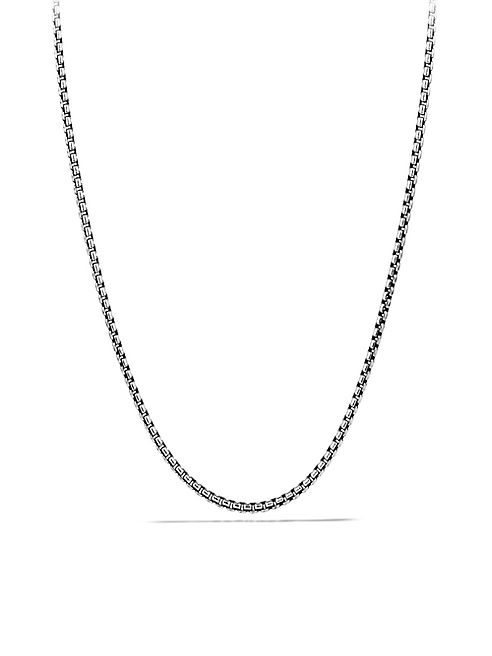 David Yurman - Small Box Chain Necklace with Gold/16