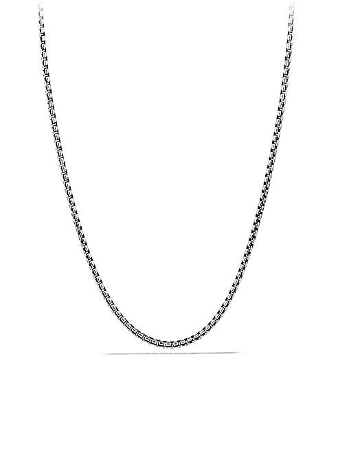 David Yurman - Small Box Chain Necklace with Gold/20