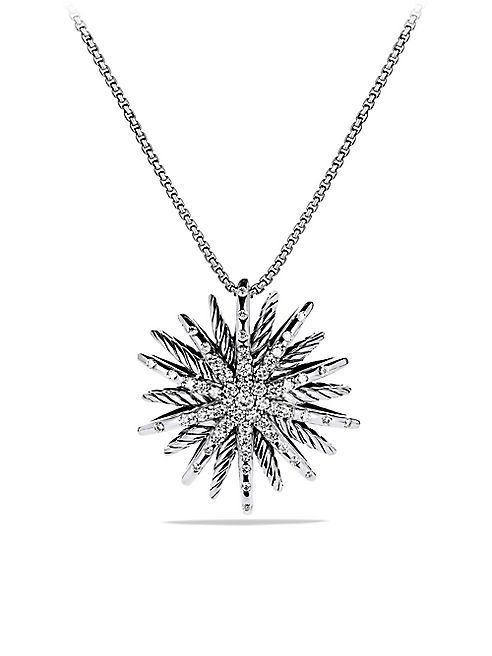 David Yurman - Starburst Medium Pendant with Diamonds on Chain