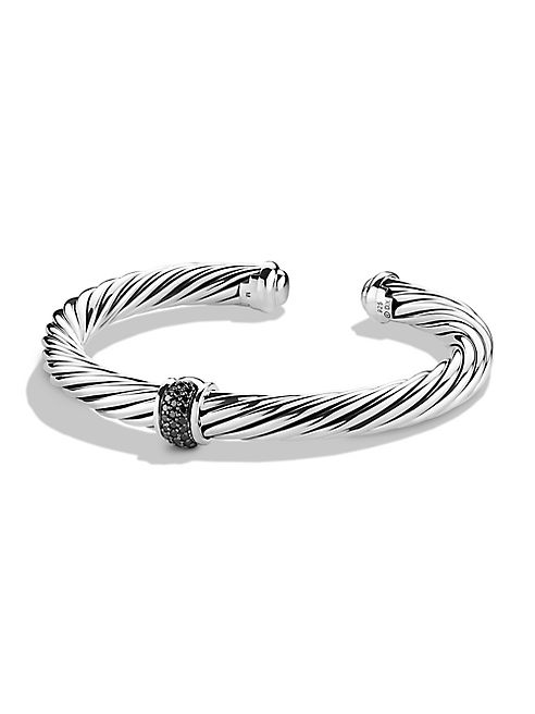 David Yurman - Cable Classics Bracelet with Black Diamonds