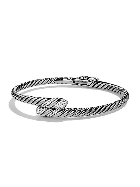 David Yurman - Willow Single-Row Bracelet with Diamonds