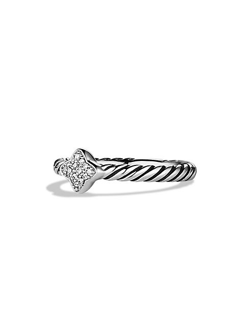 David Yurman - Quatrefoil Ring with Diamonds