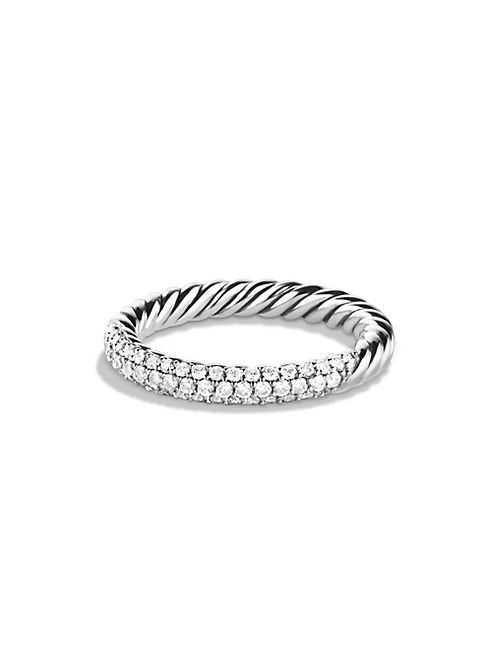 David Yurman - Petite Pavé Ring with Diamonds