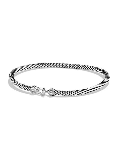 David Yurman - Cable Buckle Bracelet with Diamonds