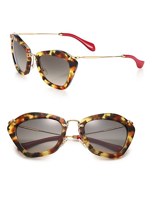 Miu Miu - 55MM Modified Cat's-Eye Sunglasses