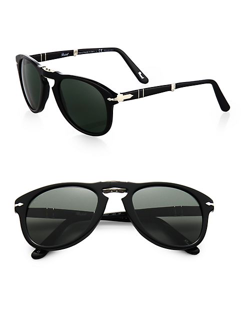 Persol - Folding Keyhole Plastic Sunglasses