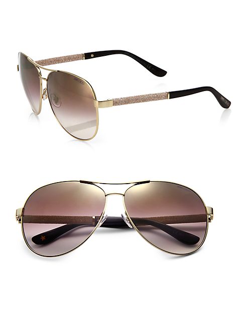 Jimmy Choo - Lexie Aviator Sunglasses