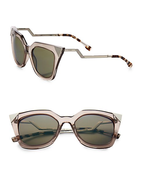 Fendi - Zig-Zag 52MM Cat Eye Sunglasses