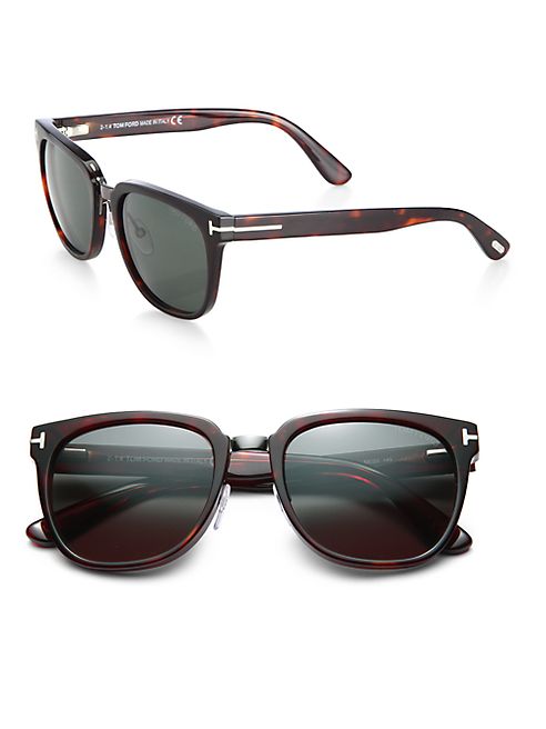 Tom Ford Eyewear - Rock 55MM Square Sunglasses