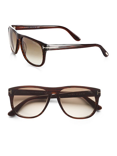 Tom Ford Eyewear - Olivier Oversized Wayfarer-Inspired Acetate Sunglasses