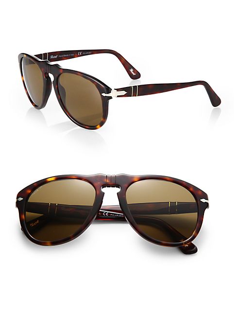 Persol - Retro Keyhole Acetate Sunglasses