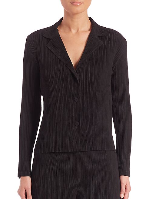 Issey Miyake - Pleated Crepe Jacket