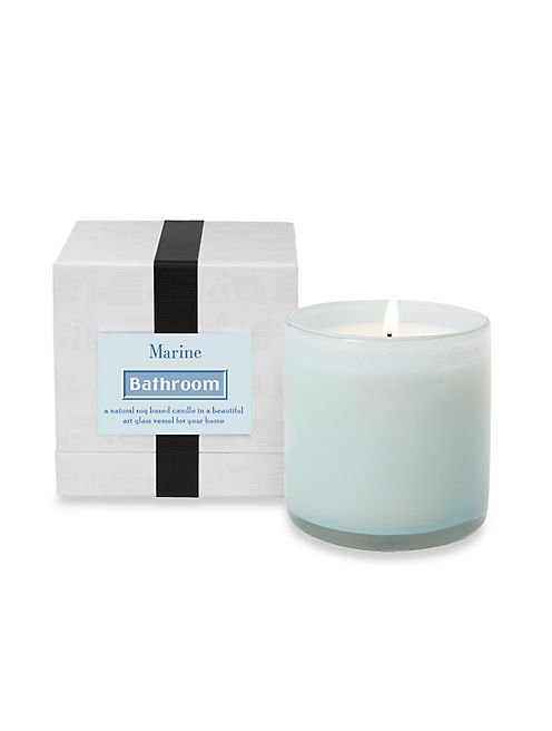 LAFCO - Bathroom Bergamot, Marine & Amp Jasmine Glass Candle/16 oz.