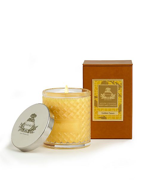 Agraria - Golden Cassis Woven Crystal Candle/7 oz.