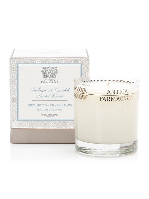 Antica Farmacista - Bergamot & Ocean Aria Platinum Round Candle/9 oz.