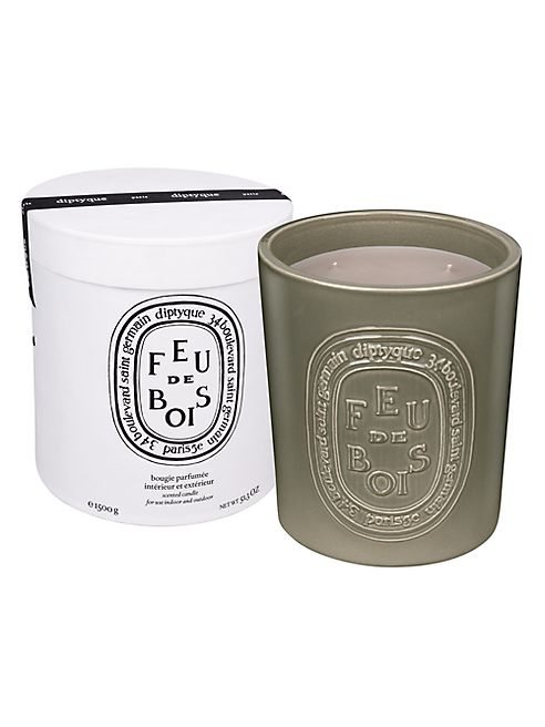 Diptyque - Fue de Bois Ceramic Indoor/Outdoor Candle/51.3 oz.