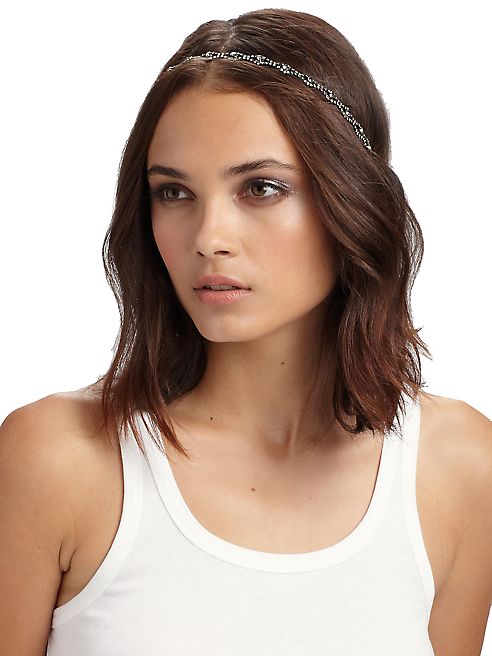 Jennifer Behr - Crystal Scalloped Headband