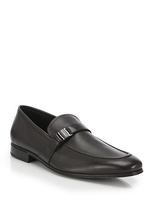 Salvatore Ferragamo - Pinot Leather Loafers