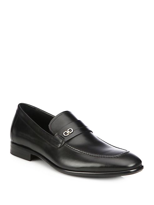 Salvatore Ferragamo - Paros Leather Loafers