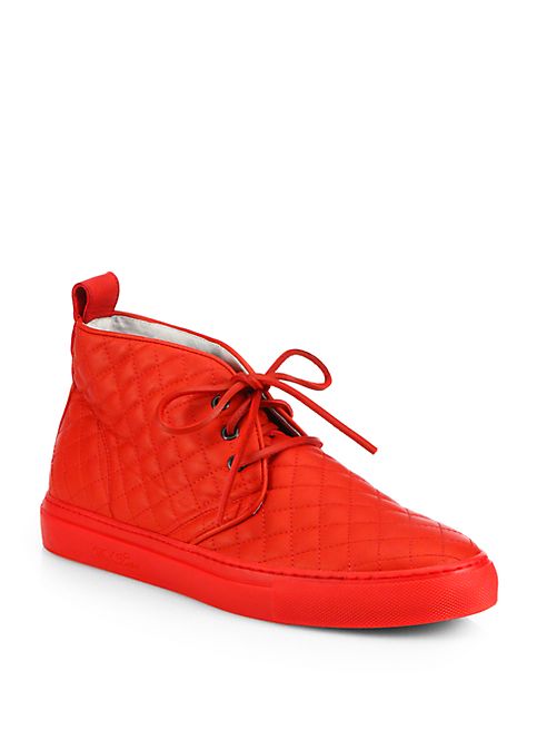 Del Toro - Quilted Leather Chukka Sneakers