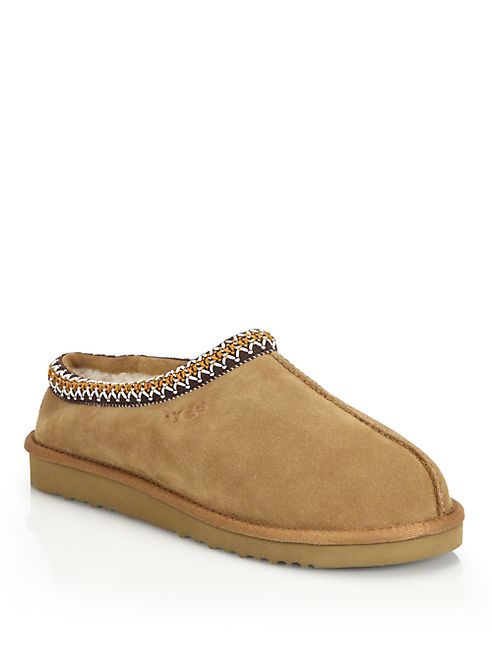 UGG - Tasman Shearling-Lined Suede Slippers