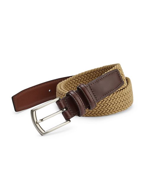 Saks Fifth Avenue Collection - Italian Woven Cotton Belt