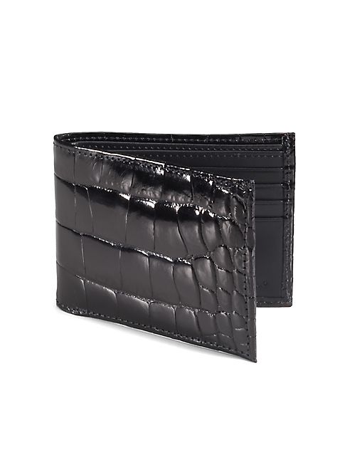 Saks Fifth Avenue Collection - Alligator Billfold Wallet