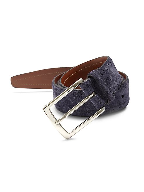 Saks Fifth Avenue Collection - Perforated Suede Belt