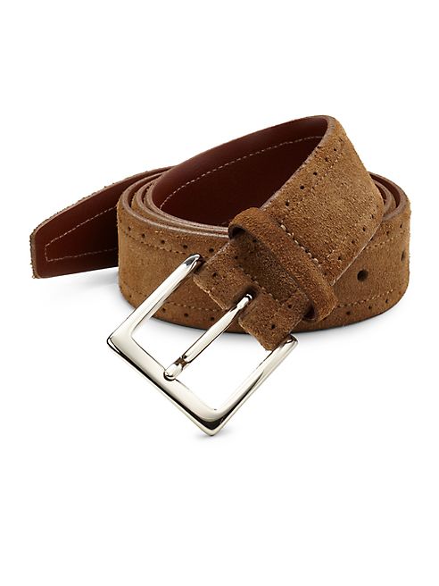 Saks Fifth Avenue Collection - Perforated Suede Belt