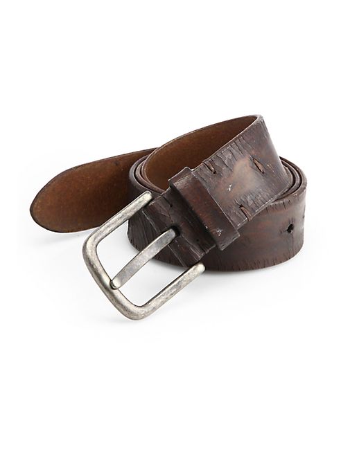 Saks Fifth Avenue Collection - Distressed Leather Belt