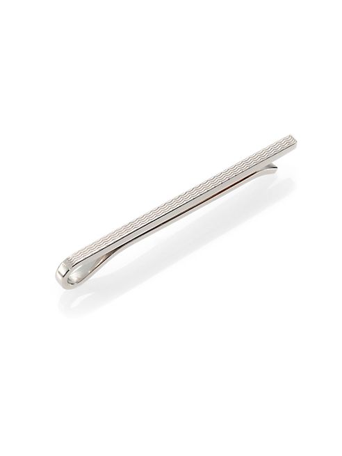 Saks Fifth Avenue Collection - Textured Wave-Pattern Tie Bar