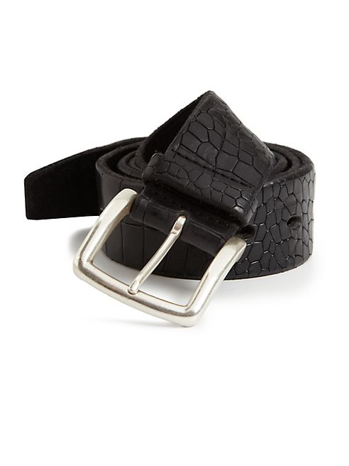 Orciani - Embossed Leather Belt