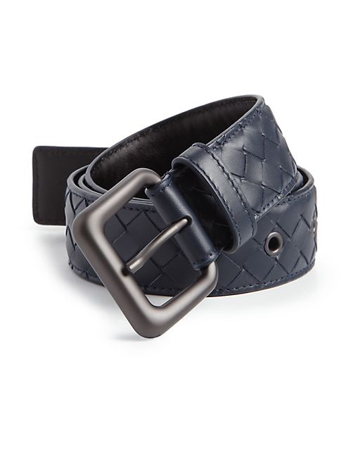 Bottega Veneta - Intrecciato Woven Leather Belt