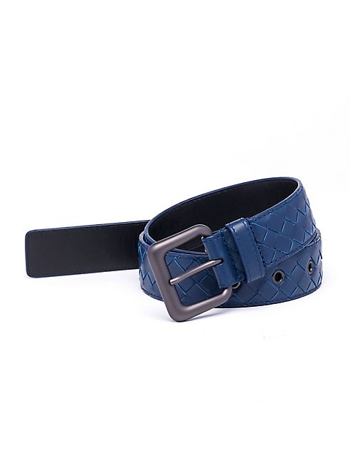 Bottega Veneta - Intrecciato Woven Leather Belt