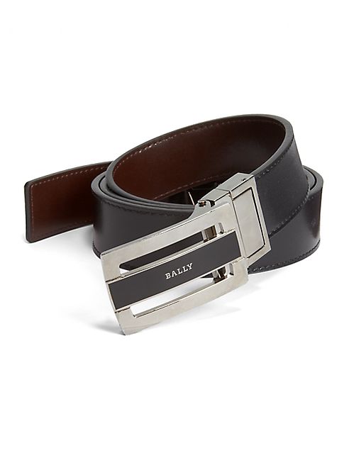 Bally - Reversible Plaque Buckle Belt