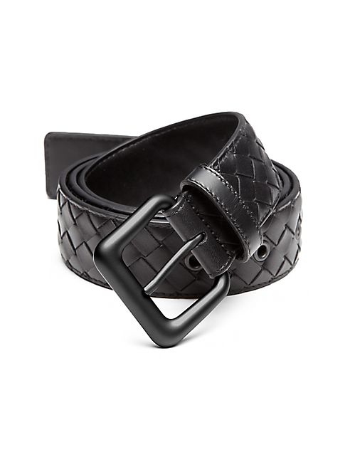 Bottega Veneta - Intrecciato Woven Leather Belt