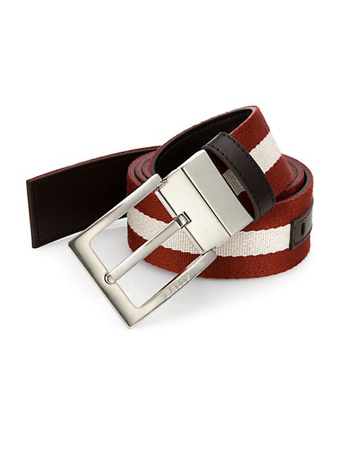 Bally - Striped Reversible Belt