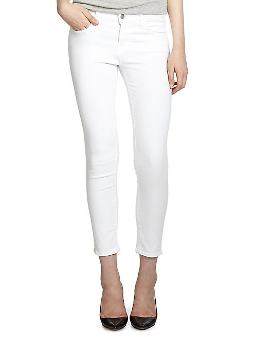 J BRAND - Sateen Mid-Rise Capri Jeans