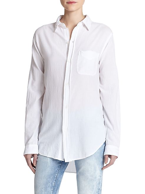 Current/Elliott - The Prep School Cotton Shirt