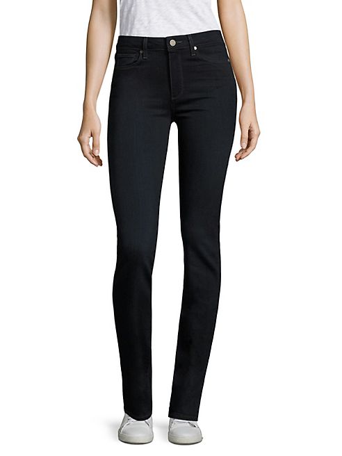 PAIGE - Hoxton High-Rise Straight-Leg Jeans