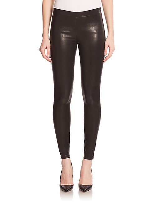 J BRAND - Edita Lambskin Leather Leggings