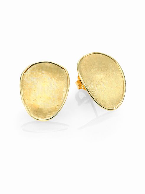 Marco Bicego - Lunaria 18K Yellow Gold Small Button Earrings