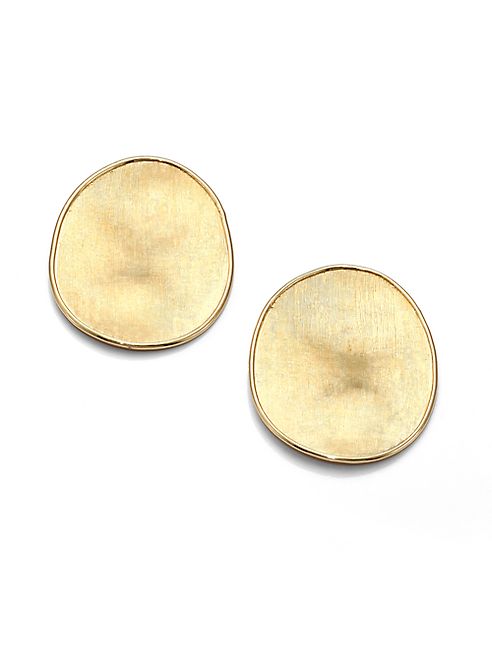 Marco Bicego - Lunaria 18K Yellow Gold Large Button Earrings