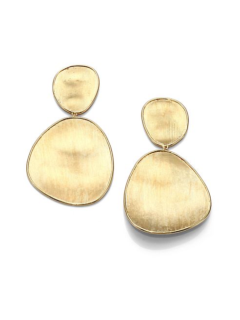 Marco Bicego - Lunaria 18K Yellow Gold Double-Drop Earrings