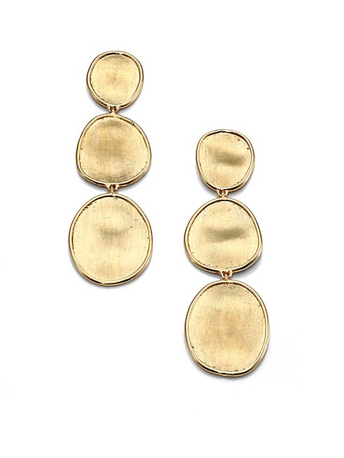 Marco Bicego - Lunaria 18K Yellow Gold Triple-Drop Earrings