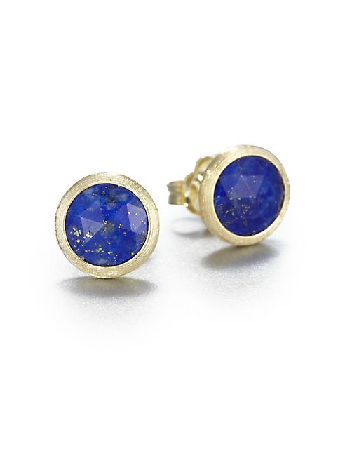 Marco Bicego - Jaipur Resort Lapis & 18K Yellow Gold Stud Earrings