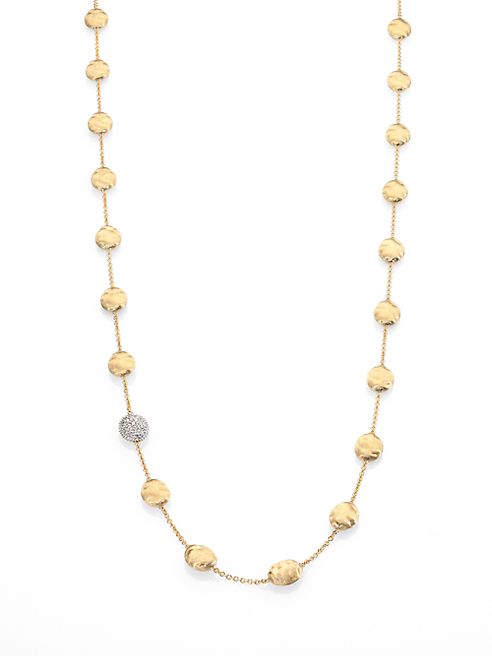 Marco Bicego - Siviglia Diamond & 18K Yellow Gold Station Necklace